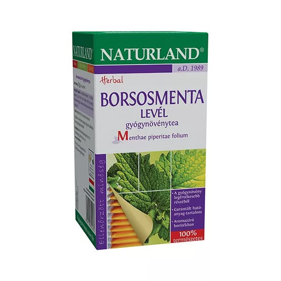 Naturland borsmenta filteres tea 25 db Naturland borsmenta filteres tea 25 db