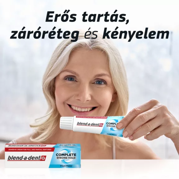 Blend-A-Dent Complete Original extra erős műfogsorrögzítő krém 47 g Blend-A-Dent Complete Original extra erős műfogsorrögzítő krém 47 g