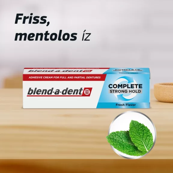 Blend-A-Dent Complete Original extra erős műfogsorrögzítő krém 47 g Blend-A-Dent Complete Original extra erős műfogsorrögzítő krém 47 g