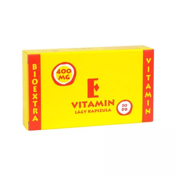 VITAMIN E BIOEXTRA 400 MG LAGY KAPSZ. 30X VITAMIN E BIOEXTRA 400 MG LAGY KAPSZ. 30X