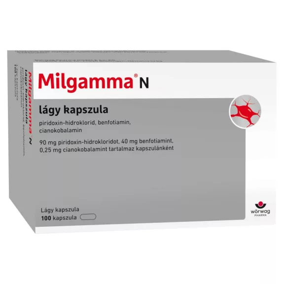 Milgamma N lágy kapszula 100 db Milgamma N lágy kapszula 100 db