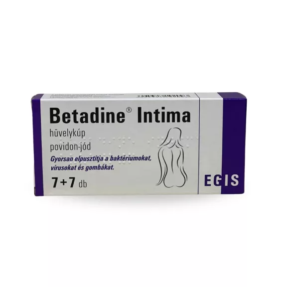 BETADINE INTIMA HUVELYKUP 14X BETADINE INTIMA HUVELYKUP 14X
