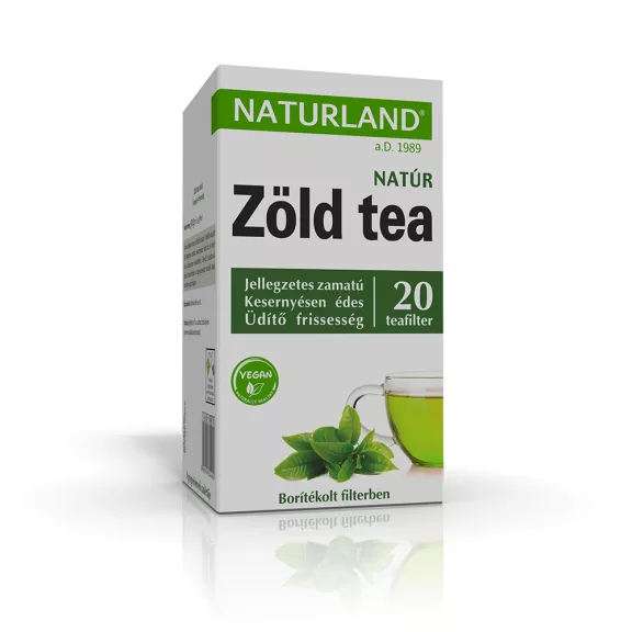 Naturland zöld tea filteres 20 db Naturland zöld tea filteres 20 db