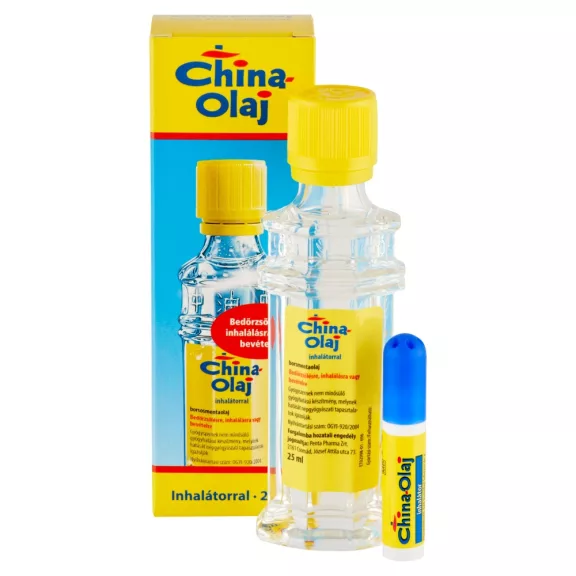 China Olaj Inhalatorral 25Ml China Olaj Inhalatorral 25Ml