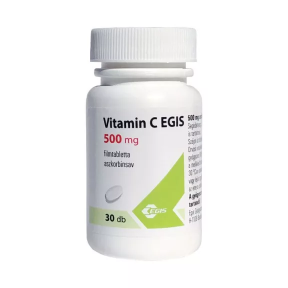 VITAMIN C EGIS 500 MG FILMTABL. 30X VITAMIN C EGIS 500 MG FILMTABL. 30X
