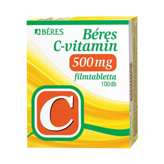 BERES C-VITAMIN 500 MG FILMTABL. 100X