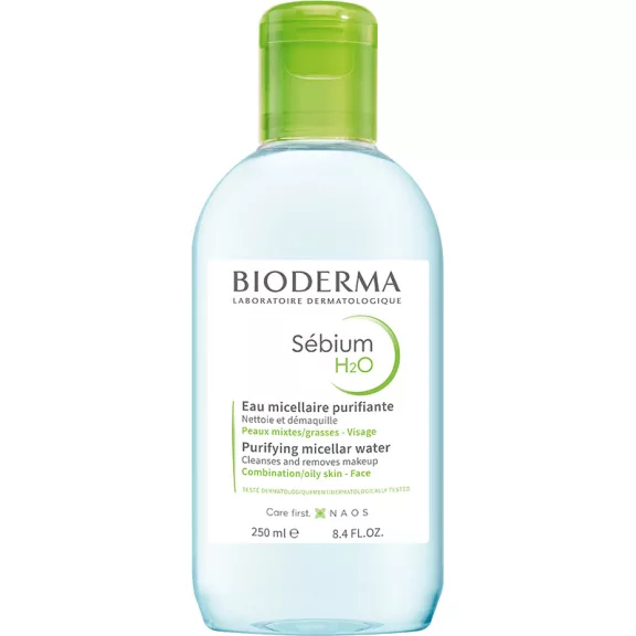 Bioderma Sébium H2O arc-és sminklemosó micellás víz 250 ml Bioderma Sébium H2O arc-és sminklemosó micellás víz 250 ml