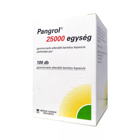 PANGROL 25000 E GYNEDV.ELL.KEM.KAPSZ. 100X PANGROL 25000 E GYNEDV.ELL.KEM.KAPSZ. 100X