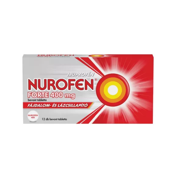 Nurofen Forte 400 mg bevont tabletta 12 db Nurofen Forte 400 mg bevont tabletta 12 db