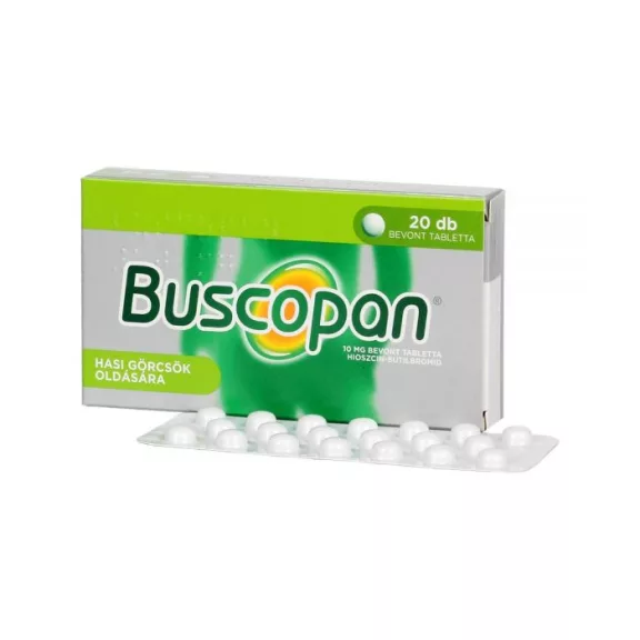 BUSCOPAN 10 MG BEVONT TABLETTA 20X BUSCOPAN 10 MG BEVONT TABLETTA 20X