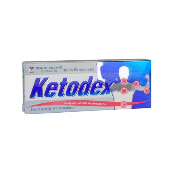KETODEX 25 MG FILMTABL. 10X KETODEX 25 MG FILMTABL. 10X