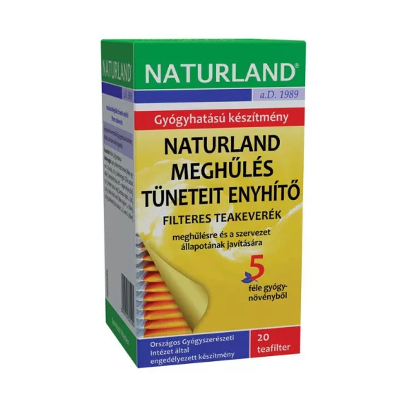 Naturland meghűlés tüneteit enyhítő tea filteres 20 db Naturland meghűlés tüneteit enyhítő tea filteres 20 db