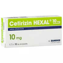 CETIRIZIN HEXAL 10 MG FILMTABL. 30X