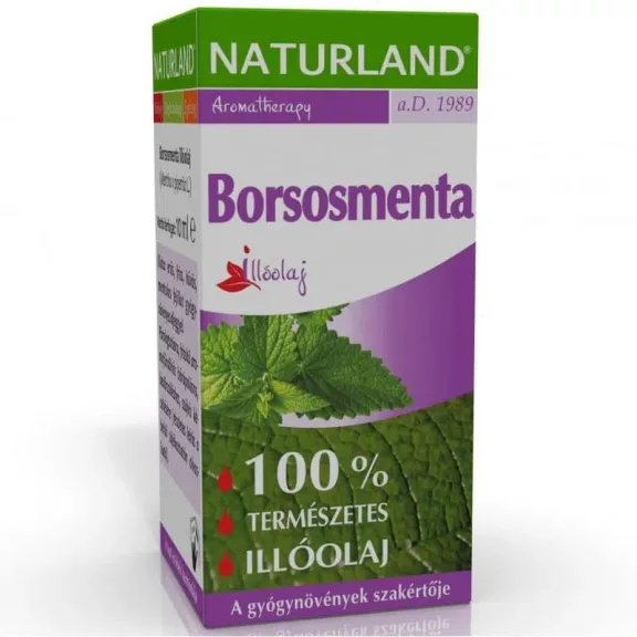 Naturland borsmenta illóolaj 10 ml Naturland borsmenta illóolaj 10 ml