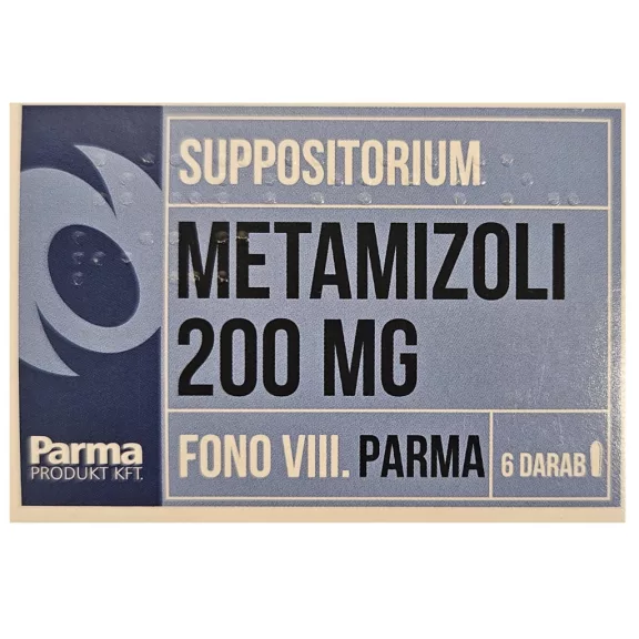 SUPP. METAMIZOLI 200MG 6X /PARMA/ FONO VIII SUPP. METAMIZOLI 200MG 6X /PARMA/ FONO VIII