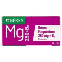 BERES MAGNEZIUM 250 MG+B6 FILMTABL.  60X