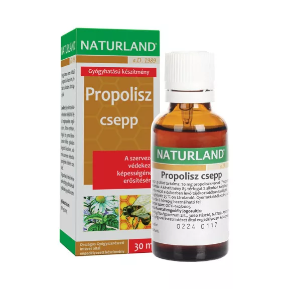 Naturland Propolisz csepp 30 ml Naturland Propolisz csepp 30 ml