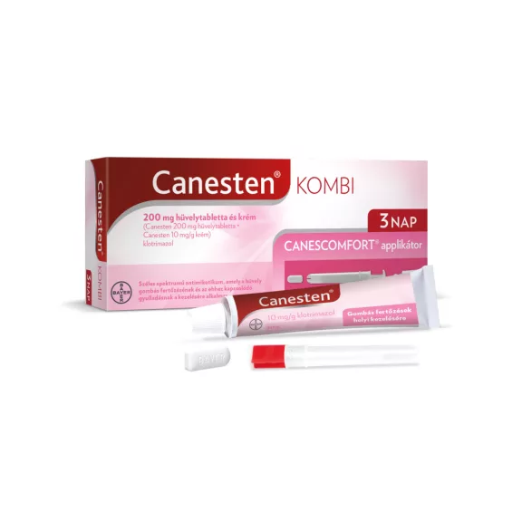 CANESTEN KOMBI 200MG HUVELYTABL.3X+KREM CANESTEN KOMBI 200MG HUVELYTABL.3X+KREM