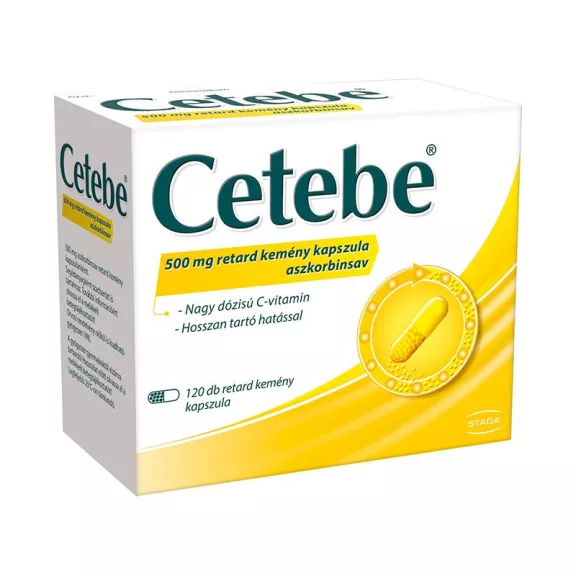 CETEBE 500MG RETARD KEMENY KAPSZULA 120X CETEBE 500MG RETARD KEMENY KAPSZULA 120X