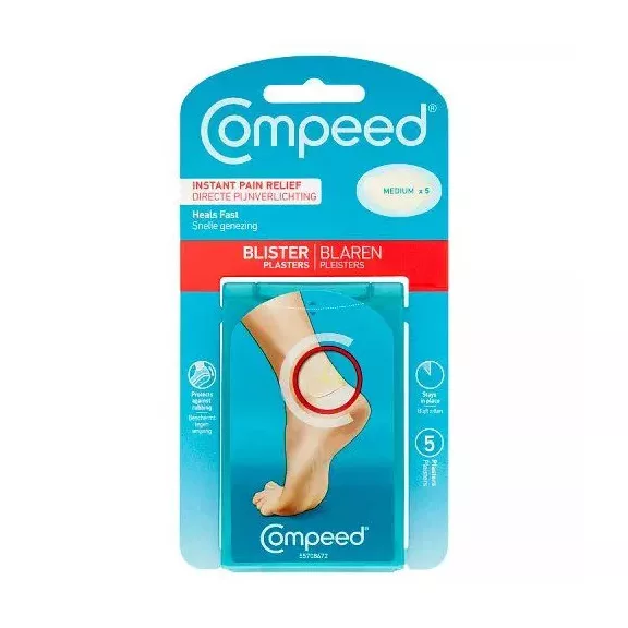 COMPEED VÍZHÓLYAGTAPASZ KÖZEPES 5X COMPEED VÍZHÓLYAGTAPASZ KÖZEPES 5X