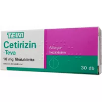 CETIRIZIN-TEVA 10 MG FILMTABL.  30X