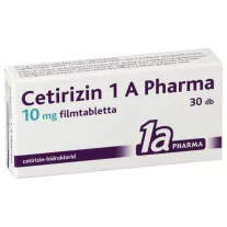CETIRIZIN 1A PHARMA 10MG FILMTABL.  30X