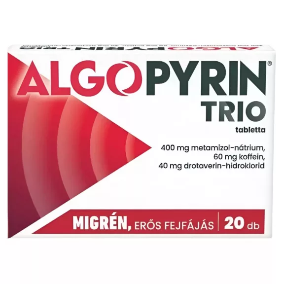 Algopyrin Trio tabletta 20 db (Quarelin tabletta) Algopyrin Trio tabletta 20 db (Quarelin tabletta)
