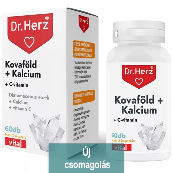 Dr. Herz kovaföld + kalcium kapszula 60 db Dr. Herz kovaföld + kalcium kapszula 60 db
