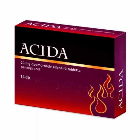 ACIDA 20MG GYOMORNEDV-ELLEN. TABLETTA 14X ACIDA 20MG GYOMORNEDV-ELLEN. TABLETTA 14X