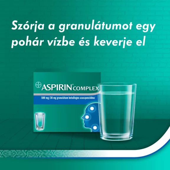 Aspirin Complex 500 mg/30 mg granulátum belsőleges szuszpenzióhoz 20 db