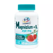   1×1 Vitamin Magnézium 250 mg + B6 eper ízű rágótabletta 45 db