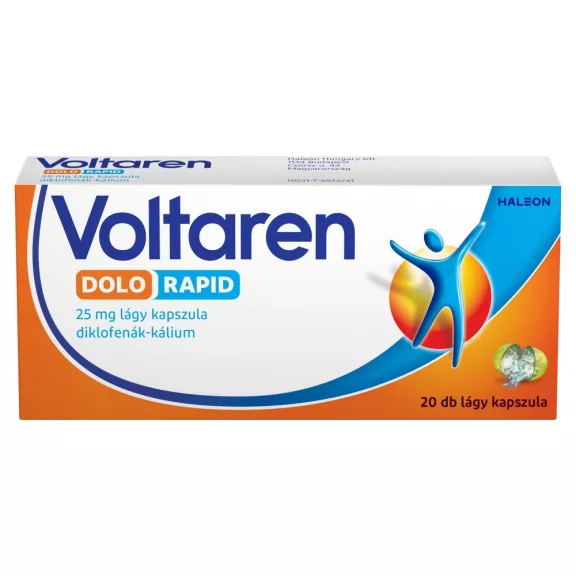 Voltaren Dolo Rapid 25 mg lágy kapszula 20 db Voltaren Dolo Rapid 25 mg lágy kapszula 20 db