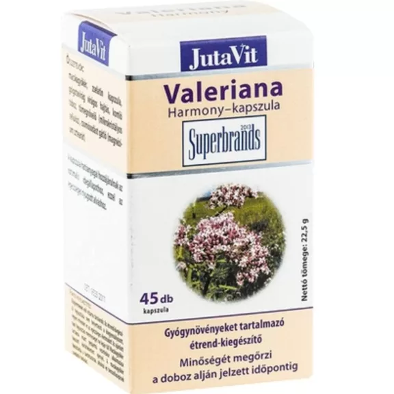 JutaVit Valeriana Harmony Kapszula 45 db JutaVit Valeriana Harmony Kapszula 45 db