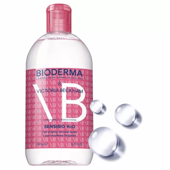 Bioderma Sensibio H2O micellás víz 500 ml - VICTORIA BECKHAM LIMITÁLT KIADÁS