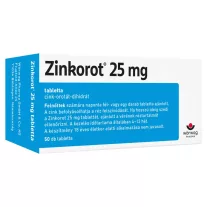 Zinkorot 25 mg tabletta 50 db