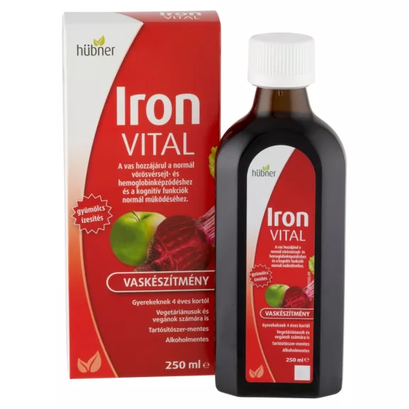 Hübner Iron Vital F Szirup 250 ml Hübner Iron Vital F Szirup 250 ml