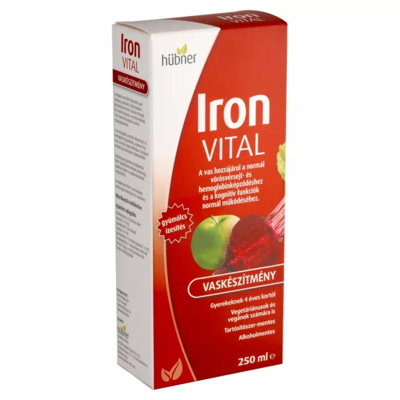 Hübner Iron Vital F Szirup 250 ml Hübner Iron Vital F Szirup 250 ml