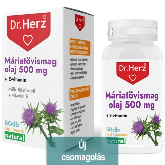 Dr. Herz Máriatövismag Olaj 500 mg kapszula 60 db Dr. Herz Máriatövismag Olaj 500 mg kapszula 60 db