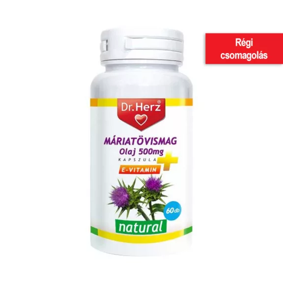 Dr. Herz Máriatövismag Olaj 500 mg kapszula 60 db Dr. Herz Máriatövismag Olaj 500 mg kapszula 60 db