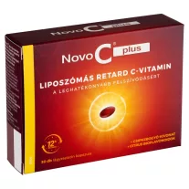   Novo C Plus Liposzómális C- Vitamin Kapszula Csipkebogyó 30X