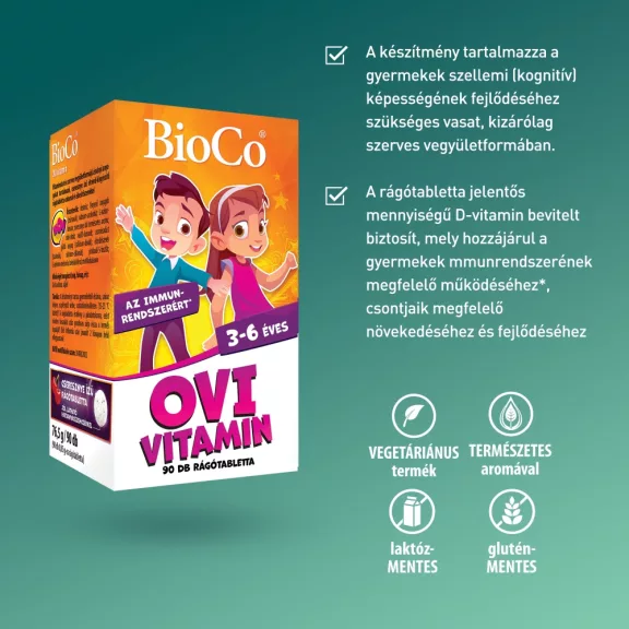 BioCo OVI-Vitamin rágótabletta 90 db BioCo OVI-Vitamin rágótabletta 90 db