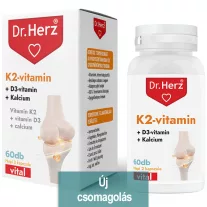 Dr. Herz K2-vitamin + D3 + Kalcium 60 db