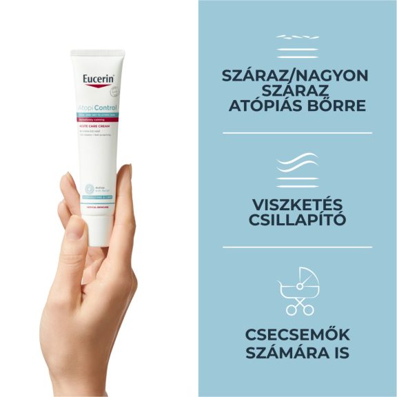 Eucerin AtopiControl SOS akut nyugtató krém 40 ml Eucerin AtopiControl SOS akut nyugtató krém 40 ml