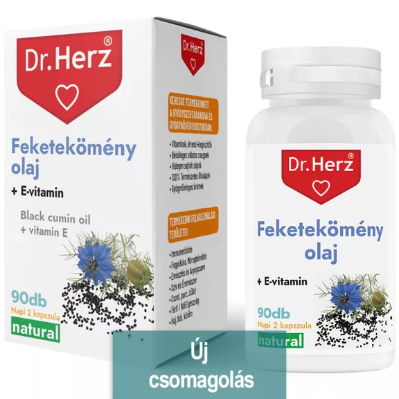 Dr. Herz Feketekömény olaj kapszula 500 mg 90 db Dr. Herz Feketekömény olaj kapszula 500 mg 90 db