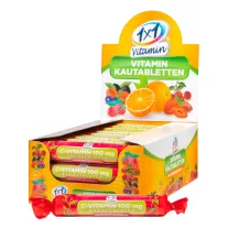   1x1 Vitamin C-vitamin 100 mg cseresznye ízű rágótabletta szőlőcukorral 17 db