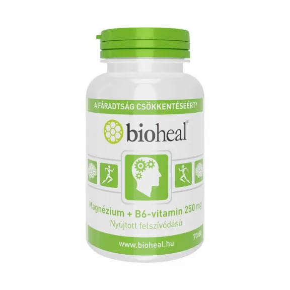 BIOHEAL MAGNEZIUM+B6 VITAMIN TABL. 70X BIOHEAL MAGNEZIUM+B6 VITAMIN TABL. 70X