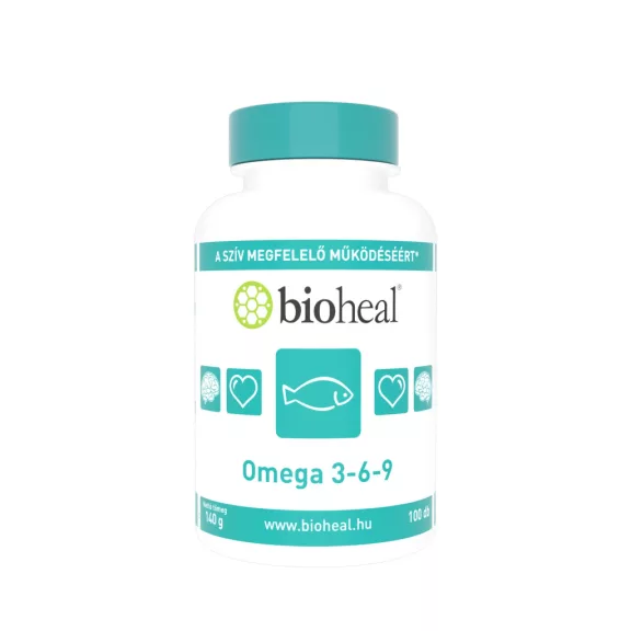 Bioheal Omega 3-6-9 lágykapszula 100 db Bioheal Omega 3-6-9 lágykapszula 100 db