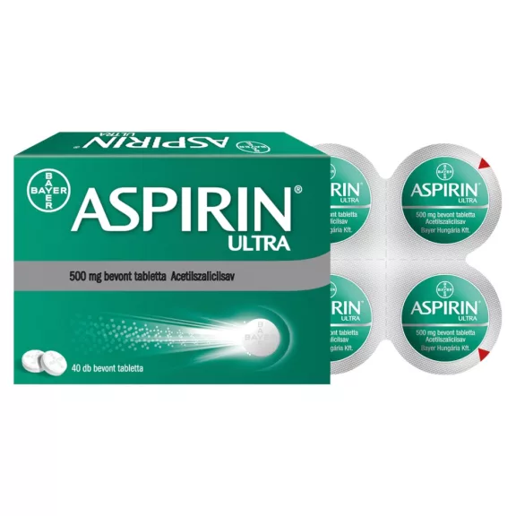 ASPIRIN ULTRA 500MG BEVONT TABL. 40X ASPIRIN ULTRA 500MG BEVONT TABL. 40X