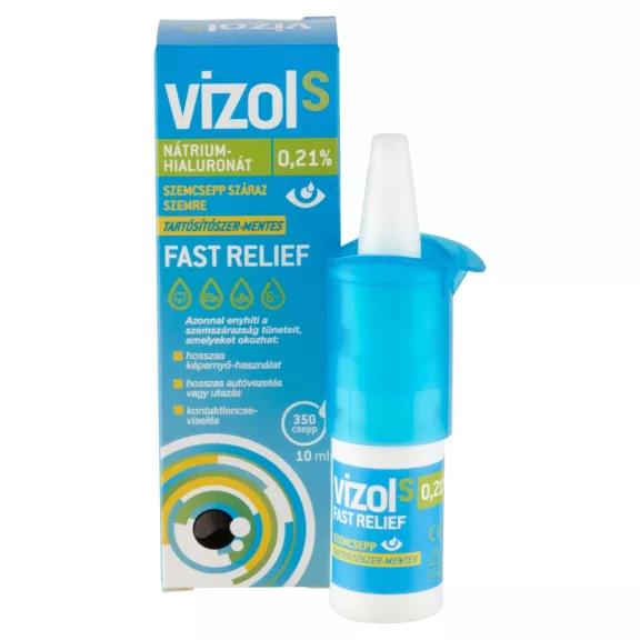 Vizol S 0,21% Old.szemcsepp Szaraz Szemre 10Ml