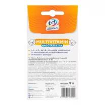   1×1 Vitamin Multivitamin narancs ízű étrend-kiegészítő rágótabletta édesítőszerrel, macis 15 db